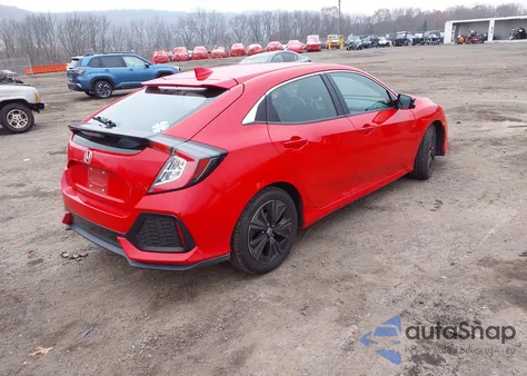 2018 Honda Civic Ex из США, поврежденный, VIN SHHFK7H51JU423555